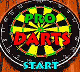 Pro Darts (USA) Title Screen